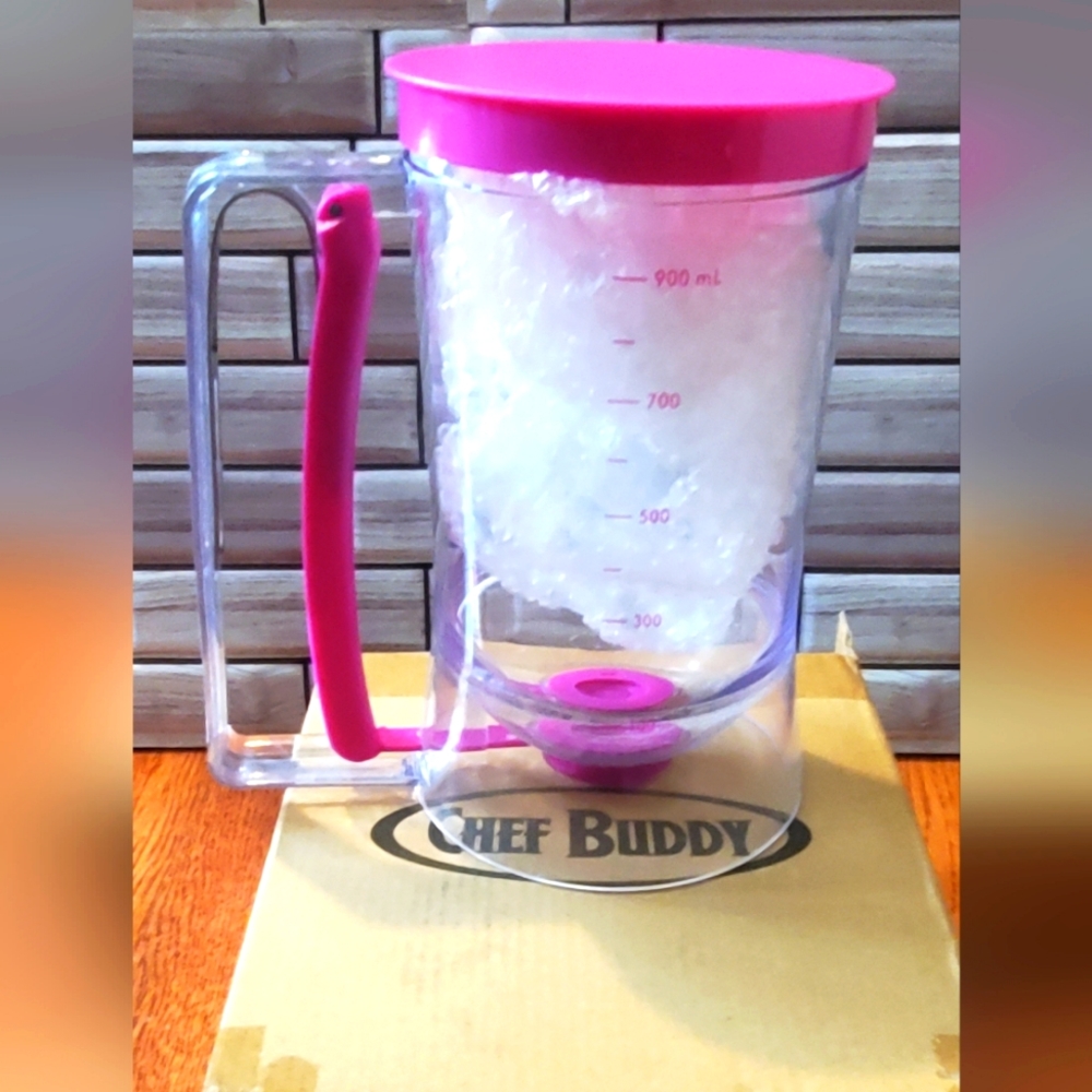 Chef Buddy Pankcake Batter Dispenser Purple (NEW Open Box)